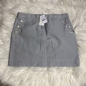 J. Crew Pinstripe Skirt sz4 NWT